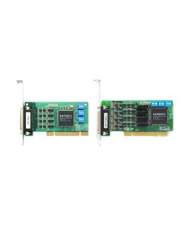 Moxa Universal PCI Cards CP-114UL/UL-I - 4-port RS-232/422/485 Universal PCI Serial Boards with Optional 2 KV Isolation
