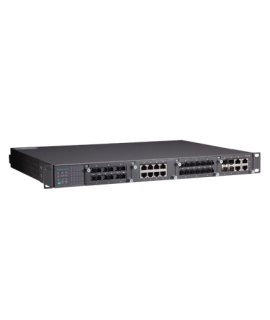 Moxa Industrial Ethernet Switch - PT-7728 Series IEC 61850-3 / EN 50155 24+4G-port Gigabit modular managed Ethernet switches