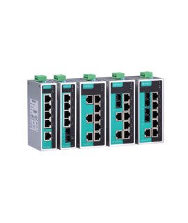 Moxa Unmanaged Ethernet Swtich - EDS-205A/208A - 5 and 8-port Unmanaged Ethernet Switches