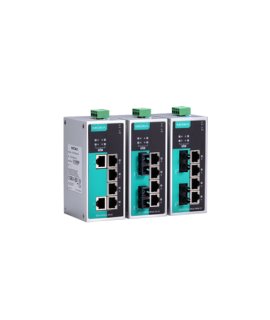 Moxa DIN-Rail Unanaged Switches EDS-P206A-4PoE Series 6-port IEEE 802.3af/at PoE+ unmanaged Ethernet switches