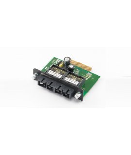 2 100BaseFX ports, multi mode, SC connector, -40 to 75C operating temperature