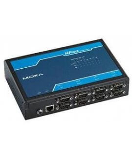 Moxa Device Servers - NPort 5610-8-DTL/5650-8-DTL Series - Compact 8-port RS-232/422/485 desktop lite serial device servers