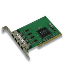 Moxa Universal PCI Cards CP-104JU - 4-port RS-232 Universal PCI Smart Serial Boards