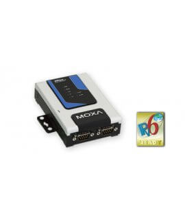Moxa Terminal Servers - NPort 6250 Series 2-port RS-232/422/485 secure terminal servers